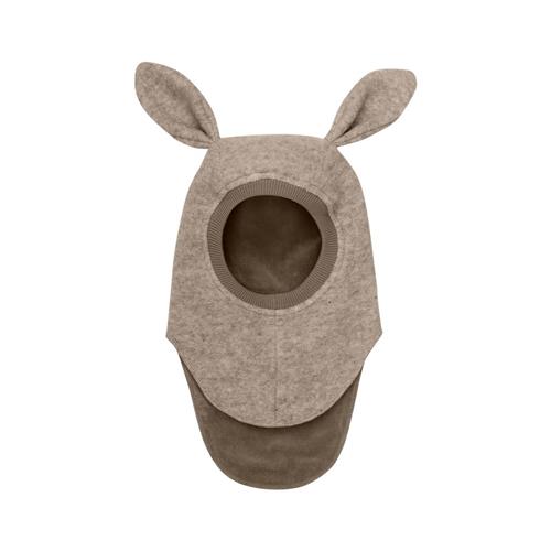 Se Huttelihut Balaclava Ears Uld Camel Melange | Brun | 2-4 years ved Babyshop