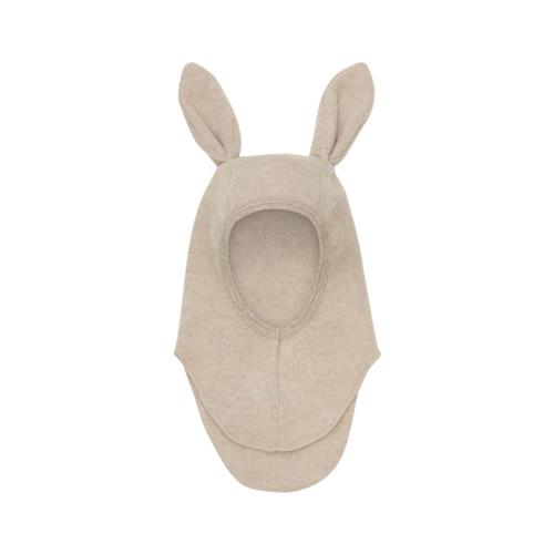 Se Huttelihut Balaclava Ears Wool Fleece Camel Melange | Brun | 0-12 months ved Babyshop