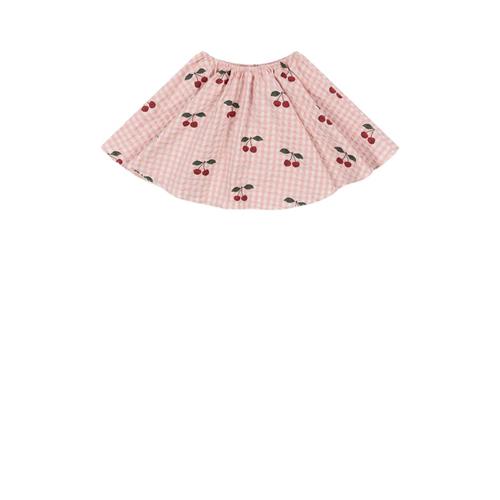 Konges Sløjd Kim Skirt Gots - Cherry Check | Lyserød | 5-6 years