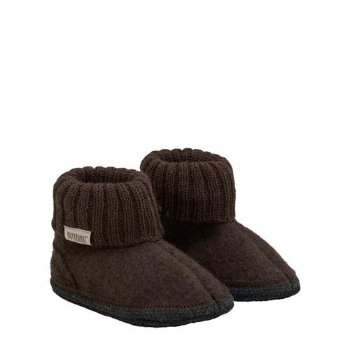 Se Huttelihut Sutsko Uld Coffee Bean | Brun | 21 EU ved Babyshop