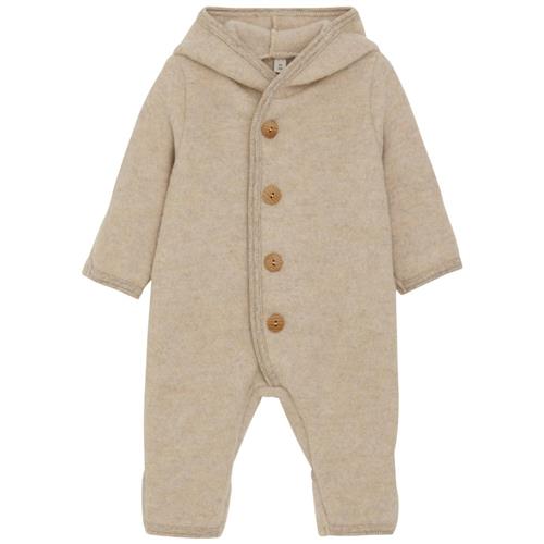 Se Huttelihut Barnevognsdragt Pixie Uld Camel Melange | Brun | 92 cm ved Babyshop