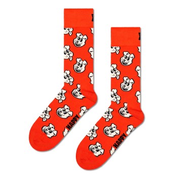 Happy socks Strømper Doggo Sock Orange Str 41/46