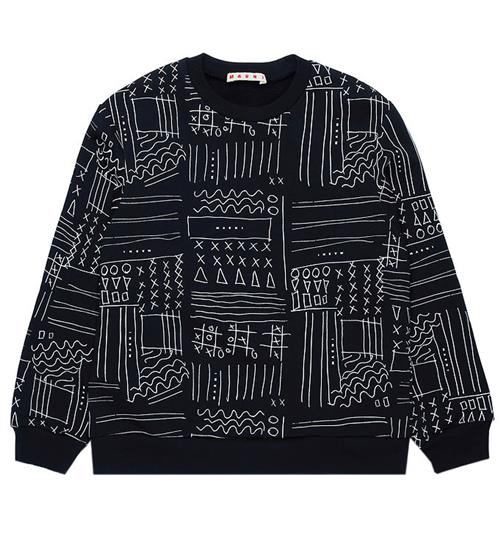 Marni Marni Sweatshirt - Sort/Hvid