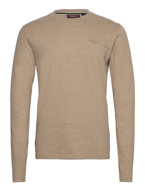 Superdry Vintage Logo Emb L/S Top Superdry Beige