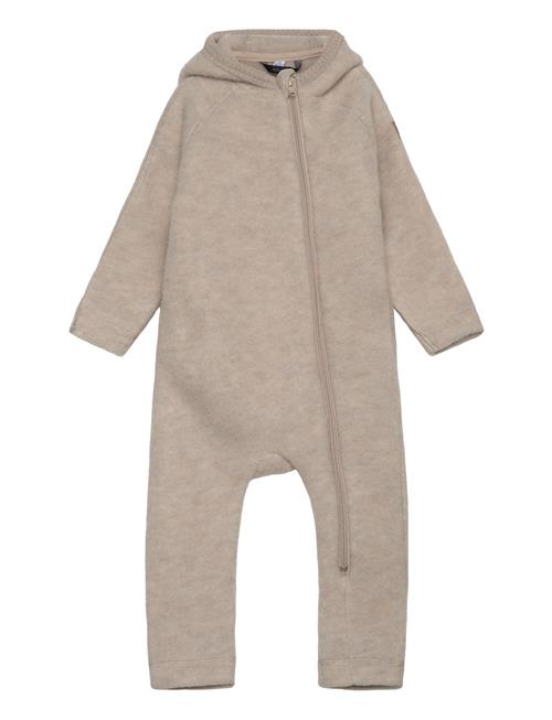 Se mikk-line Wool Baby Suit W Ears Mikk-line Beige ved Booztlet