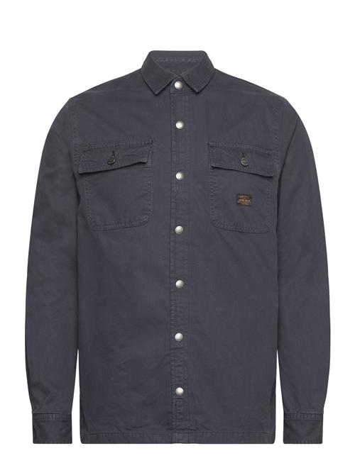 Superdry Canvas Workwear Overshirt Superdry Navy