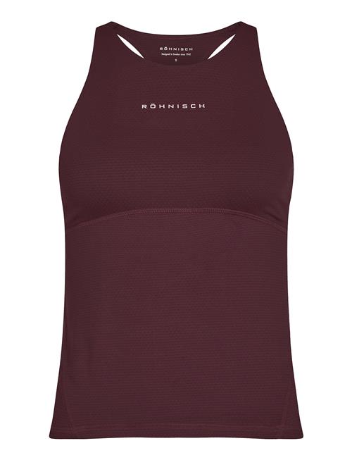 Se Röhnisch Jacquard Tank Röhnisch Burgundy ved Booztlet