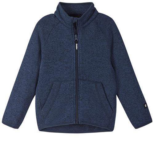 Se Reima Hopper Fleecejakke Denim blå | Blå | 98 cm ved Babyshop