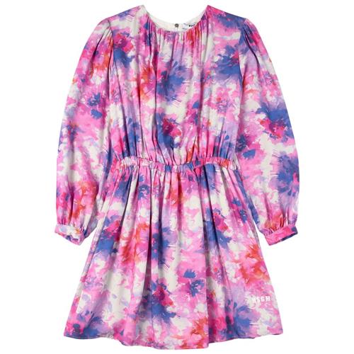 Se MSGM Tie Dye Print Kjole Lyserød | Lyserød | 14 years ved Babyshop