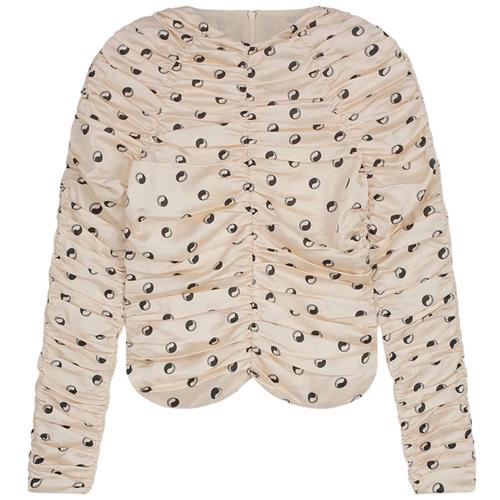 Se Les Coyotes De Paris Malin Mønstret Bluse Cremefarvet |  | 12 years ved Babyshop