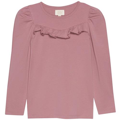 Creamie Flæset Langærmet T-shirt Nostalgia Rose | Lyserød | 80 cm