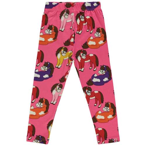 Småfolk Leggings Med Hester Pink | Lyserød | 5-6 years