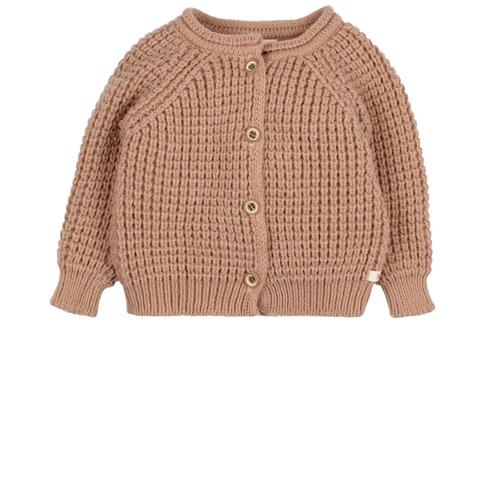 búho Strikket Cardigan Antic Rose | Lyserød | 6 months