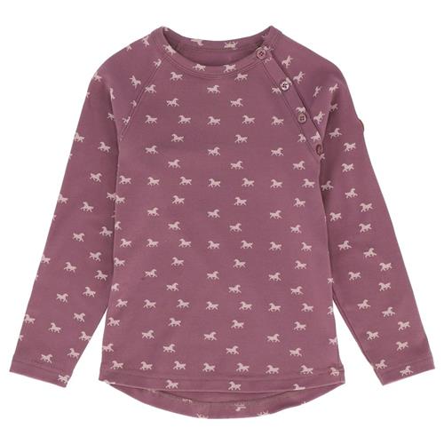 Se Gullkorn Design Villvette LS Top Purple | Lilla | 140 cm ved Babyshop