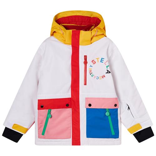 Stella McCartney Kids Kontrastfarvet Skijakke Hvid | Hvid | 14 years