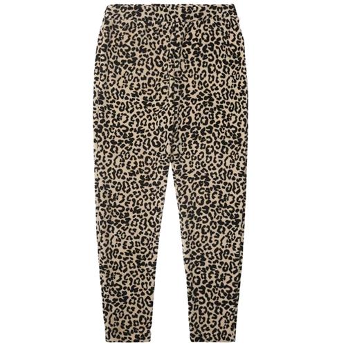 Tocoto Vintage Animal Print Velvet Leggings Pink | Lyserød | 8 years