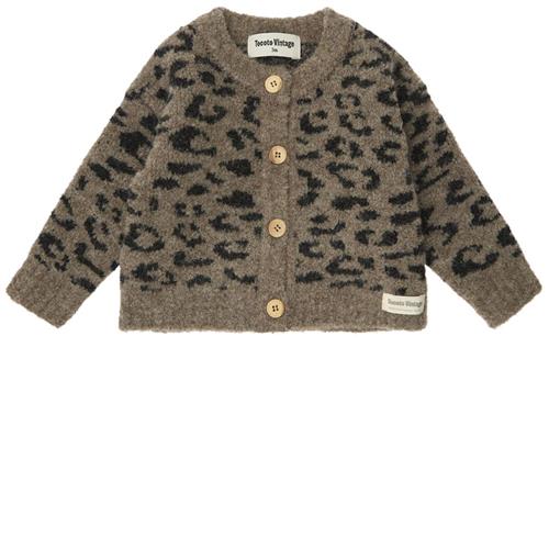 Tocoto Vintage Animal Print Knitted Trøje Brown | Brun | 6 months