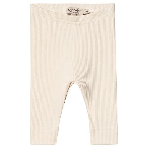 MarMar Copenhagen Rib Leggings Off whitee | Hvid | 74 cm