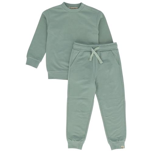 Gullkorn Design Leu Joggesæt Green Fog | Grønn | 140 cm