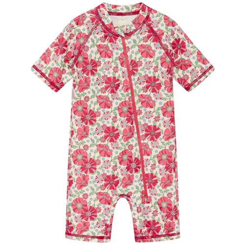 Se Hust&Claire Makki Blomstret UV-dragt Lyserød | Lyserød | 18 months ved Babyshop