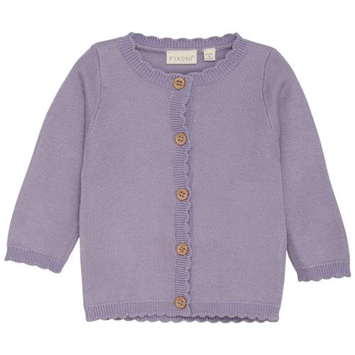 Se Fixoni Cardigan Lavendel | Lilla | 80 cm ved Babyshop