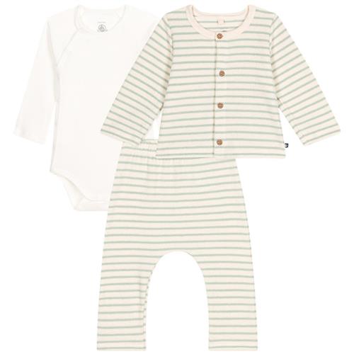 Petit Bateau Stribet Gavesæt Cremefarvet |  | Newborn