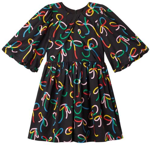 Stella McCartney Kids Mønstret Kjole Sort | Sort | 12 years