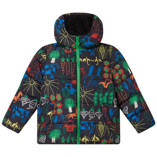 Stella McCartney Kids Mønstret Vinterjakke Sort | Sort | 12 years