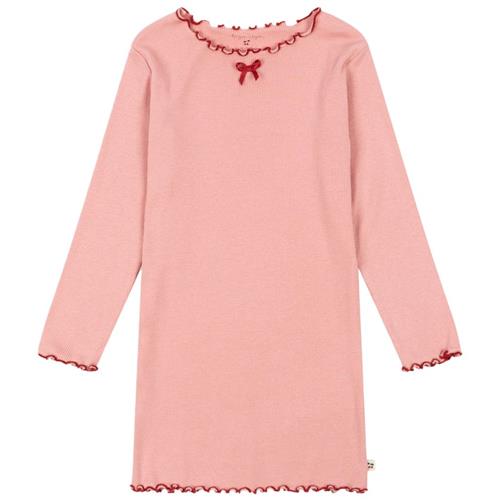 Se Konges Sløjd Rivi Rib Dress Ocs - Mellow Rose | Lyserød | 12 months ved Babyshop