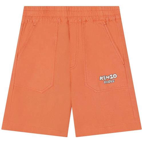 Se Kenzo Logo Bermudashorts Poppy | Orange | 10 years ved Babyshop