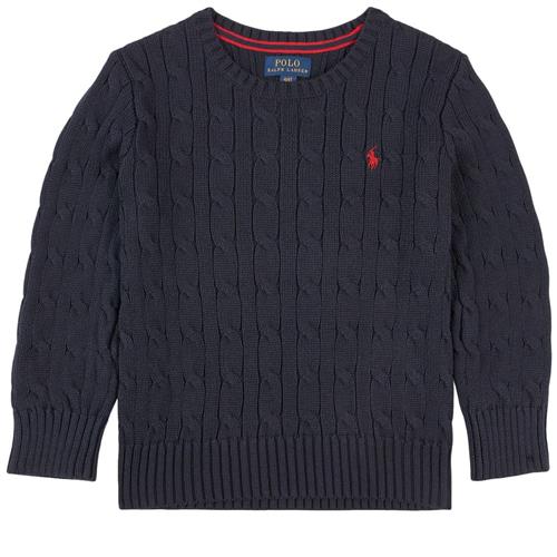 Ralph Lauren Kabelstrikket Trøje Navyblå | Marine blå | 18 months