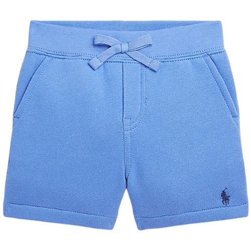 Se Ralph Lauren Logo Sweatshorts Summer Blue | Blå | 6 months ved Babyshop