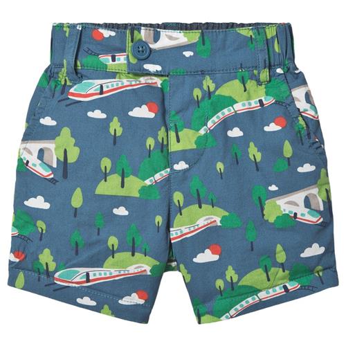 Frugi Ralph Shorts Bullet Train | Blå | 0-3 months