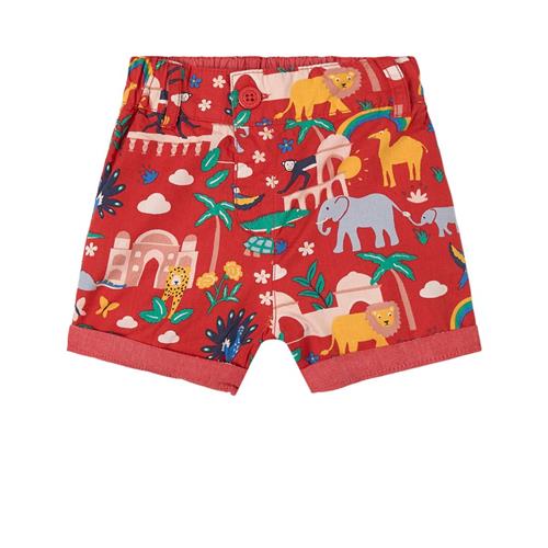 Frugi Ralph Shorts True Red India | Rød | 0-3 months