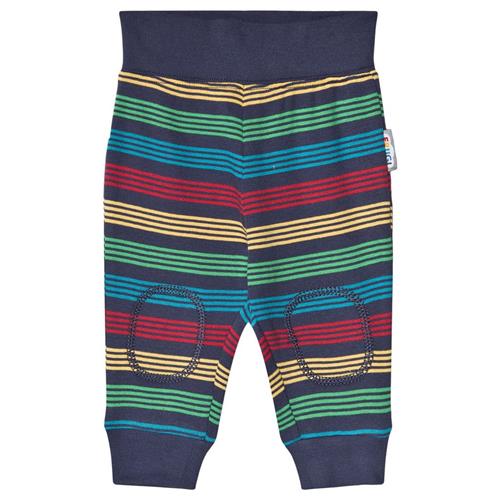 Se Frugi Favorite Leggings Tobermory Rainbow Stripe | Marine blå | 0-3 months ved Babyshop