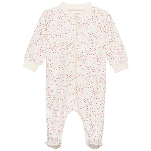 Se Fixoni Mønstret Sparkedragt Misty Rose | Lyserød | 68 cm ved Babyshop