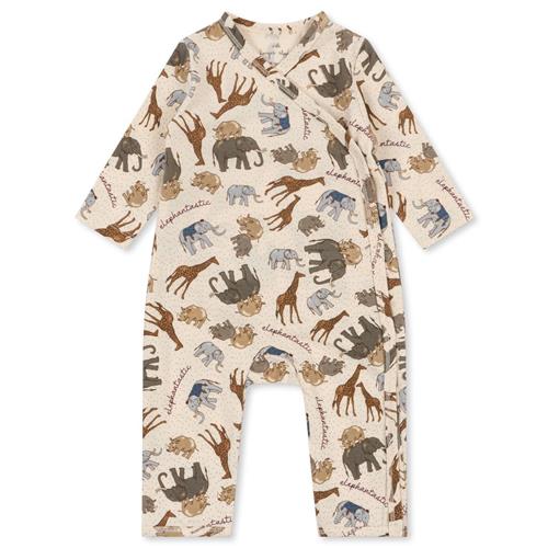 Se Konges Sløjd GOTS Heldragt Elephantastic | Beige | Premature ved Babyshop