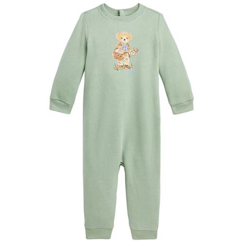 Se Ralph Lauren Logo Heldragt Lysegrøn | Grønn | 3 months ved Babyshop