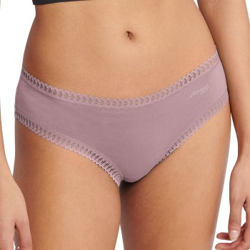 Sloggi Trusser 3P GO Crush Hipster Briefs Sand/rosa bomuld Medium Dame