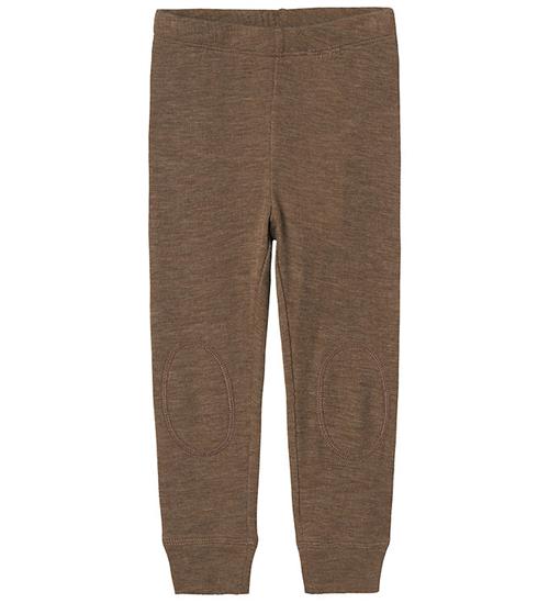 Name It Leggings - Uld - Rib - NmmWossa - Walnut