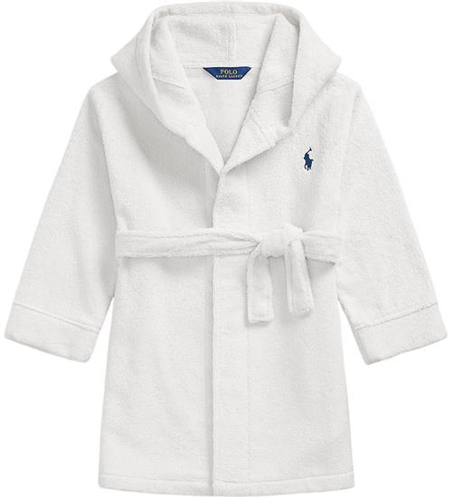 Se Polo Ralph Lauren Acc Polo Ralph Lauren Badekåbe - Hvid ved KidsWorld