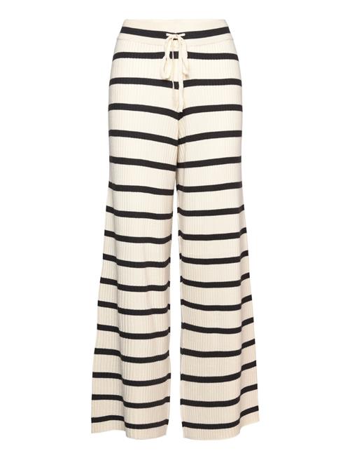 Moshi Moshi Mind Seek Rib Pants Stripe Moshi Moshi Mind Patterned