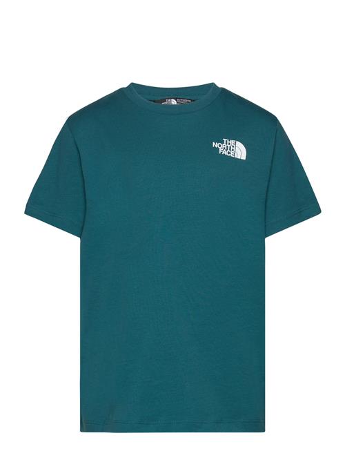 Se The North Face B S/S Redbox Tee The North Face Blue ved Booztlet