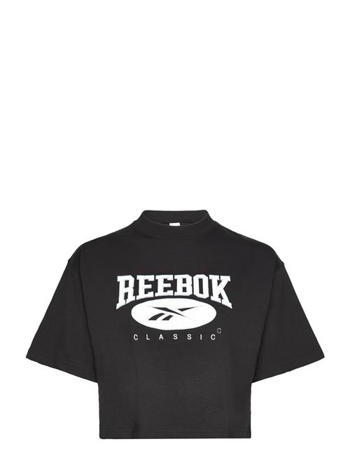 Cl Ae Big Logo Crop Reebok Classics Black