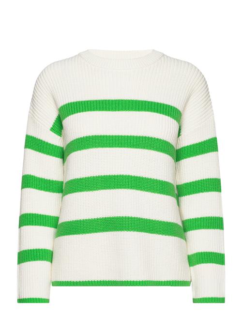 Slfbloomie Ls Knit O-Neck B Selected Femme Cream