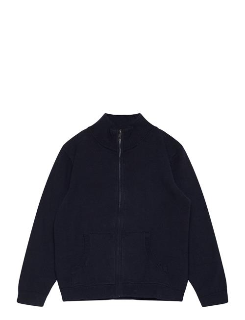 Zipped Cardigan Mango Navy