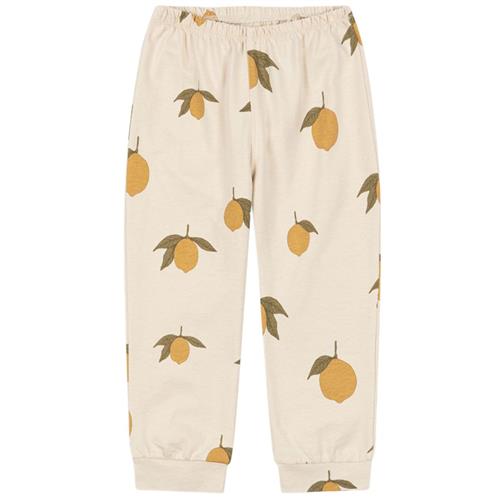 Se Konges Sløjd Drey Pants Gots - Mon Grand Citron | Beige | 12 months ved Babyshop