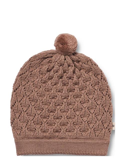 Wheat Knitted Hat Ezel Wheat Pink