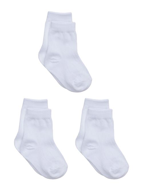 Melton 3-Pack Cotton Socks Melton White