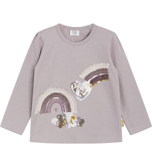 Se Hust and Claire Bluse - Alma - Purple Dove m. Palietter ved KidsWorld